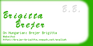 brigitta brejer business card